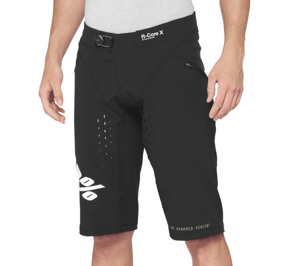 100% Men's R-Core X Shorts Black 34 40002-00003
