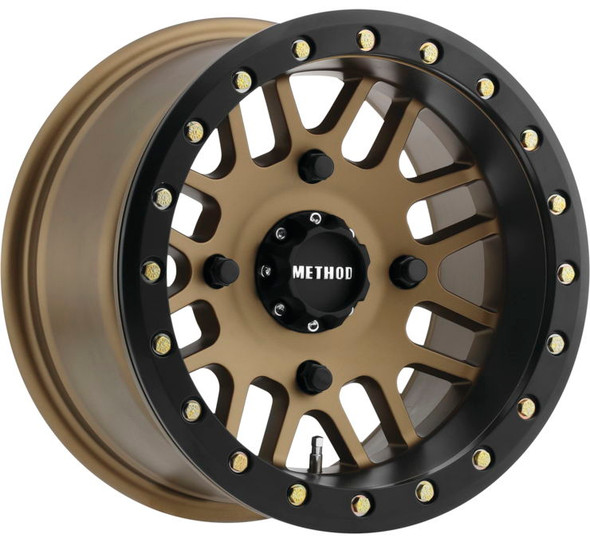 Method Race Wheels 406 Beadlock Wheels 14x10 5+5 4/156 Bronze/Matte Black MR40641046955B