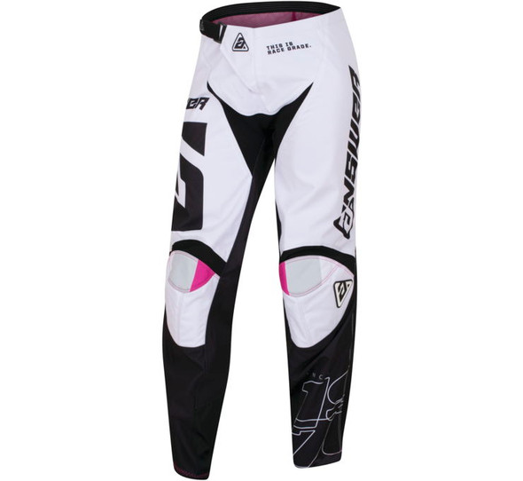 Answer Racing Youth A23 Syncron CC Pant Black/White/Rhodamine Youth 28 447558