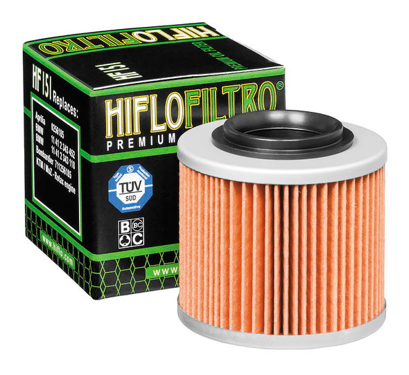 Hiflofiltro Oil Filters Black HF151
