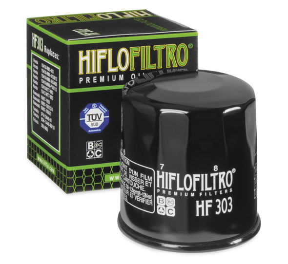 Hiflofiltro Oil Filters Black HF303