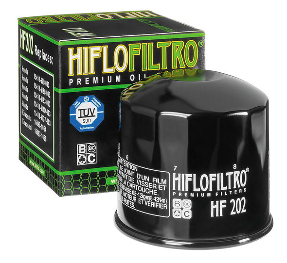 Hiflofiltro Oil Filters Black HF202
