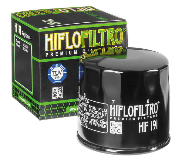 Hiflofiltro Oil Filters Black HF191