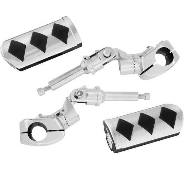 Show Chrome Accessories Highway Pegs with Mounts 21-355K