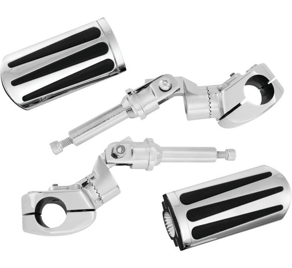 Show Chrome Accessories Highway Pegs with Mounts 21-355L