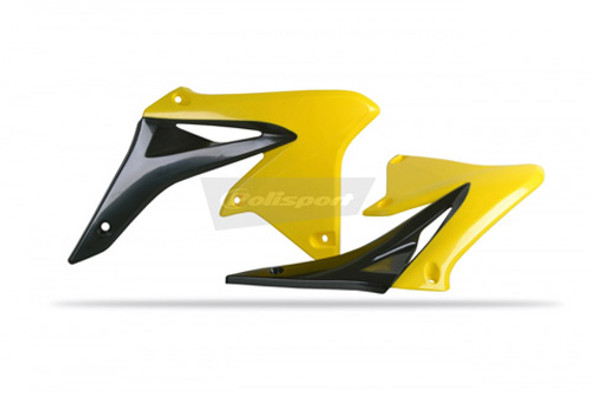 Polisport Radiator Scoops Rmz250 OEM Color 10-14 Black/Yellow Rm01 8413600003