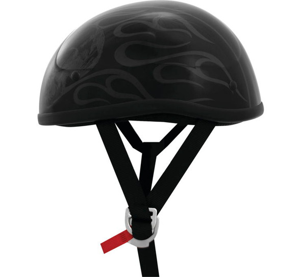 Skid Lid Original Ghost Skull Flames Helmet Black M 646771