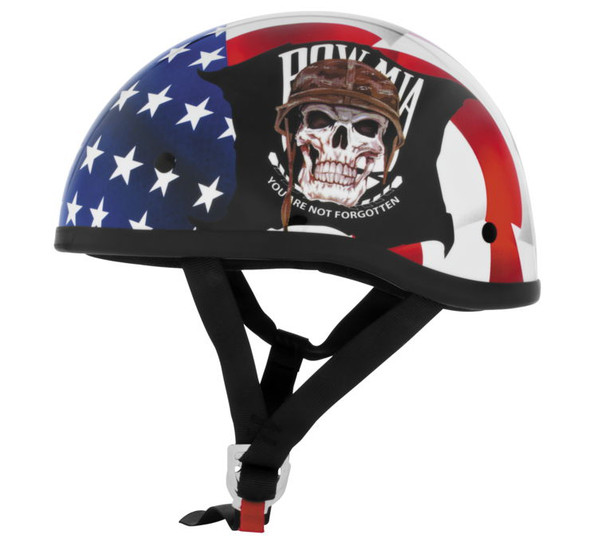 Skid Lid Original Lethal Threat POW MIA Helmet Red/White/Blue S 646957