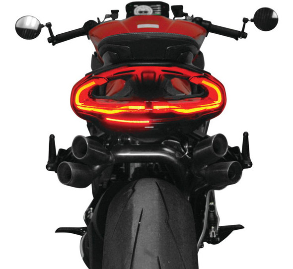 New Rage Cycles LED Replacement Turn Signals Black BRUTALE1K-RTS