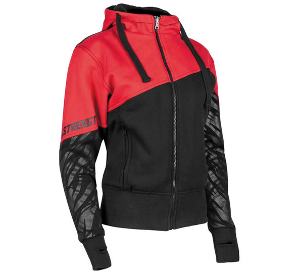 Speed and Strength Women's Cat Out'a Hell Armored Hoody Red/Black 2XL 1106-1403-0956