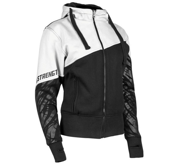 Speed and Strength Women's Cat Out'a Hell Armored Hoody White/Black 2XL 1106-1403-2156