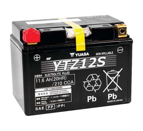 Yuasa High-Performance Maintenance-Free Batteries YUAM7212A