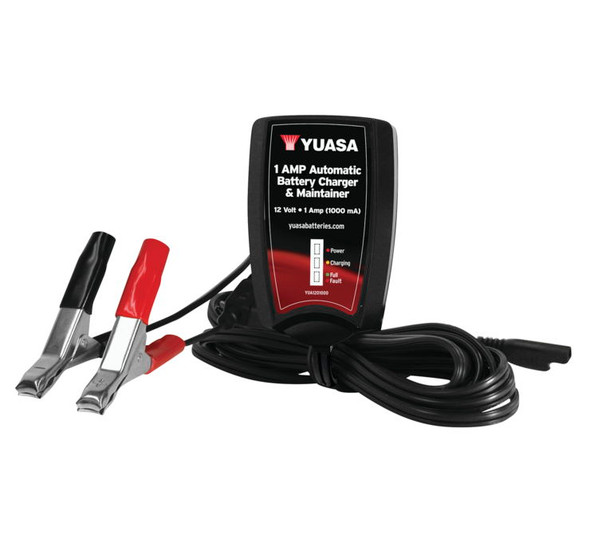 Yuasa 1-Amp Automatic Battery Charger And Maintainer YUA1AMPCH