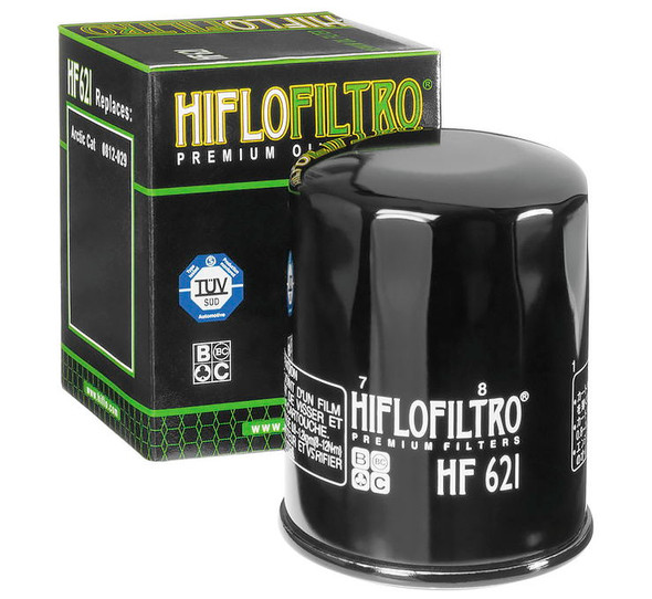 Hiflofiltro Oil Filters for ATVUTV Black HF621