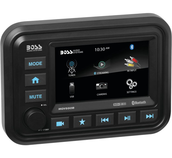 Boss Audio Systems Mech-Less Mulitmedia Touchscreen Audio Player Black MGV550B