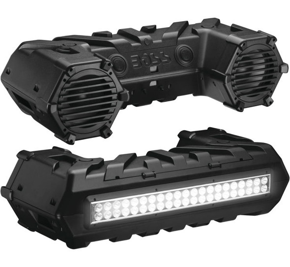 Boss Audio Systems 8" Bluetooth Sound System With LED Light Bar and Storage Black 8" ATVB95LED