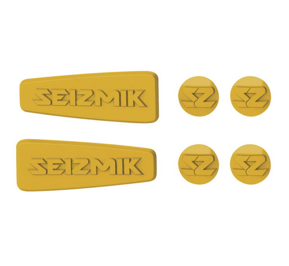 Seizmik Weather Seal Caps for Pursuit Mirrors Yellow 18075