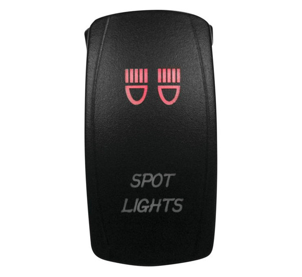 DragonFire Racing Laser-Etched Dual LED Switches Red 04-0065