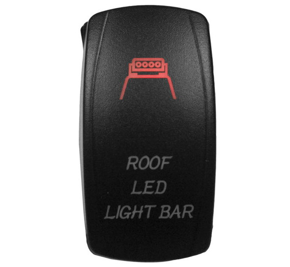 DragonFire Racing Laser-Etched Dual LED Switches Red 04-0075