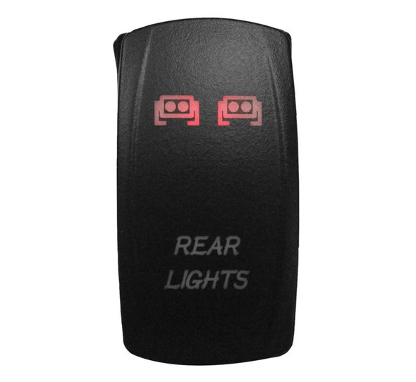 DragonFire Racing Laser-Etched Dual LED Switches Red 04-0071