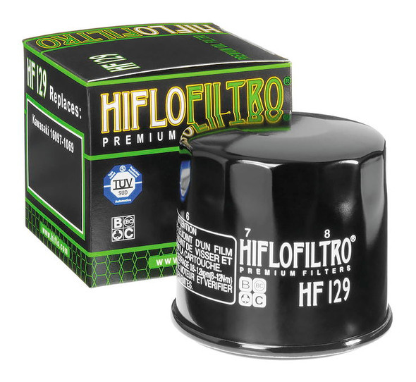Hiflofiltro Oil Filters for ATVUTV Black HF129