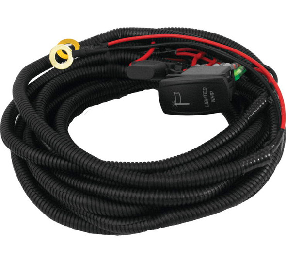 DragonFire Racing Light Whip Harness Black Single 11-0818