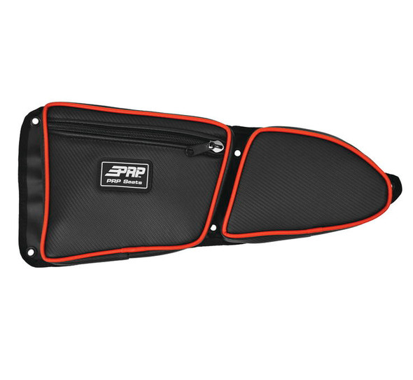 PRP Door Bags with Knee Pads for Polaris RZR Black/Red E36-214