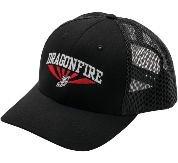 DragonFire Racing AZ Snap Hat Black One Size 523131