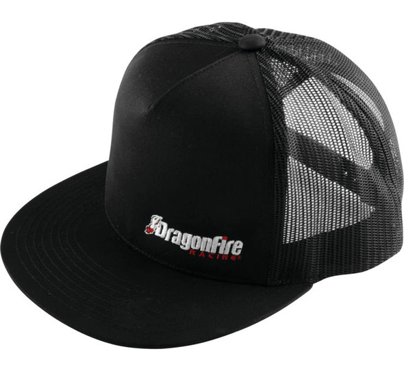 DragonFire Racing Logo Snap Snapback Hat Black 13-0066