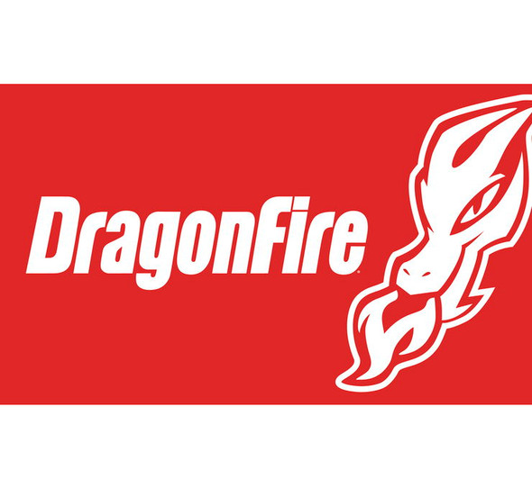 DragonFire Racing Flag/Banner Red/Black 3x5 155356