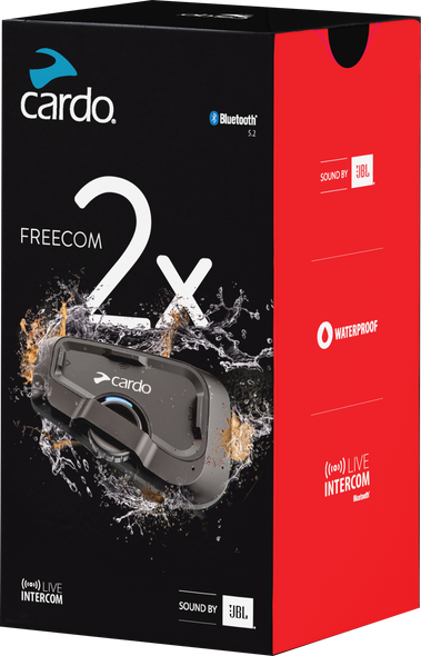 Cardo Freecom 2X Bluetooth Headset Single Frc2X003