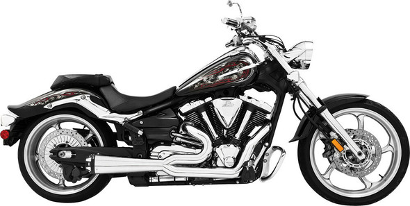 Freedom Exhaust 2 Into 1 Chrome Hon Mh00024
