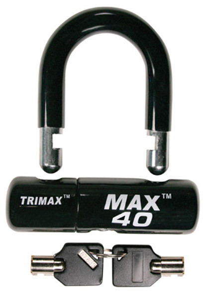 Trimax Multi-Purpose Disc/Cable Lock/U-Lock - Black Max40Bk