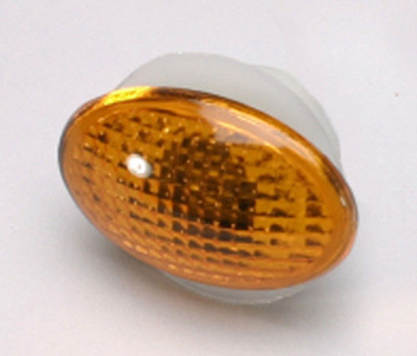 K&S Marker Lights Flat Oval Med (S/F) Amber 25-8272