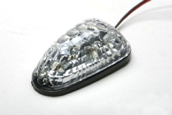 K&S Led Mini-Marker Light Triangle Black Wht/Clr (6 Leds) 25-9734