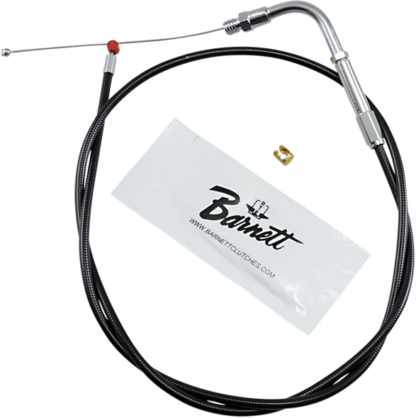 Barnett Black Vinyl Throttle Idle Cable 1013030002