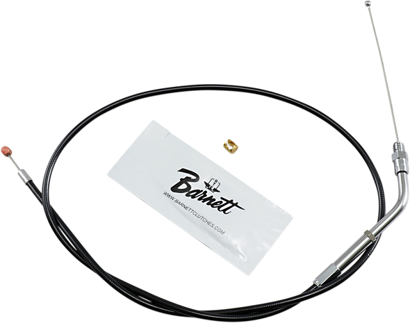 Barnett Black Vinyl Throttle Idle Cable 1013030005