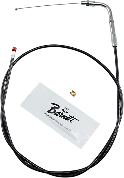 Barnett Black Vinyl Throttle Idle Cable 1013030008