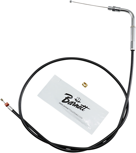 Barnett Black Vinyl Throttle Idle Cable 1013030011