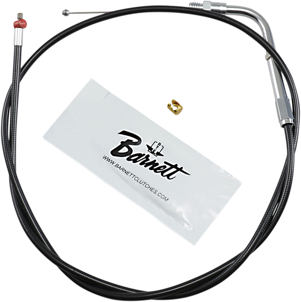 Barnett Black Vinyl Throttle Idle Cable 1013030013