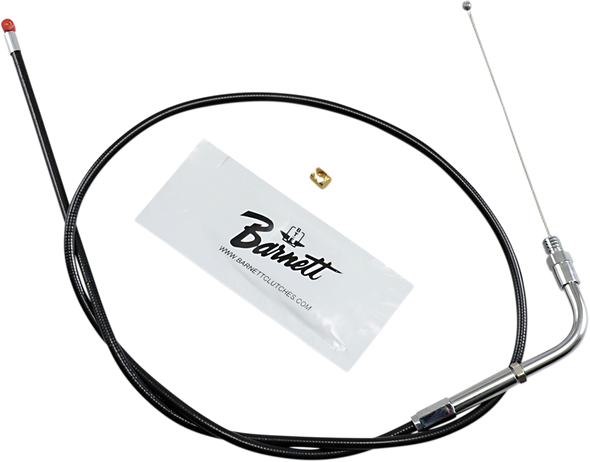 Barnett Black Vinyl Throttle Idle Cable 1013030014