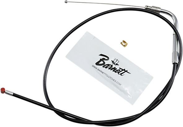 Barnett Black Vinyl Throttle Idle Cable 1013030015