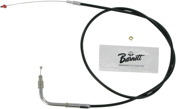 Barnett Black Vinyl Throttle Idle Cable 1013030017