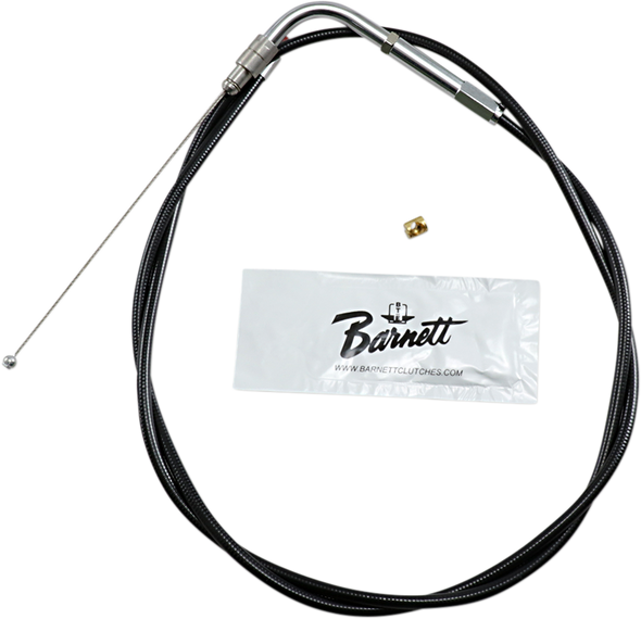 Barnett Black Vinyl Throttle Idle Cable 1013030018
