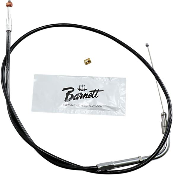 Barnett Black Vinyl Throttle Idle Cable 1013030019