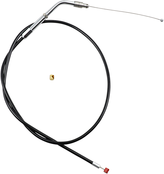 Barnett Black Vinyl Throttle Idle Cable 1013030022