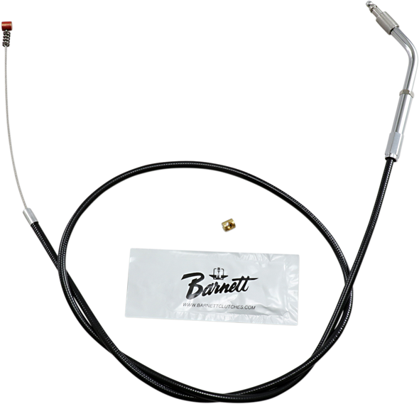 Barnett Black Vinyl Throttle Idle Cable 1013040006
