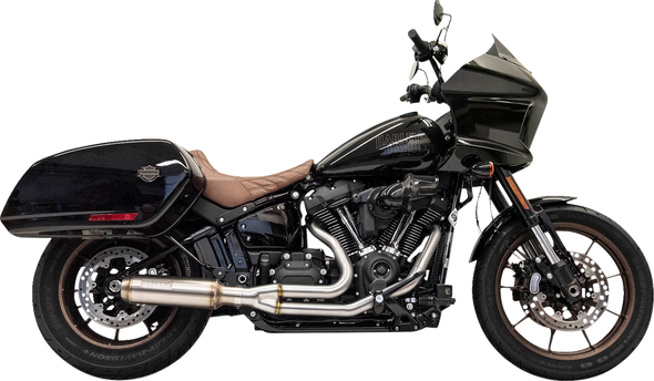 Bassani Xhaust 2-Into-1 Stainless Exhaust System With 4" Super Bike Muffler 1S78Ss