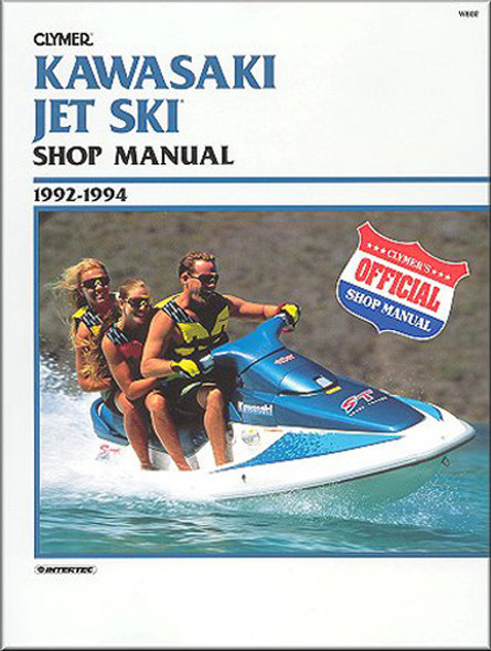 Clymer Manuals Clymer Manual Kawasaki Jet Ski 1992-1994 Cw802