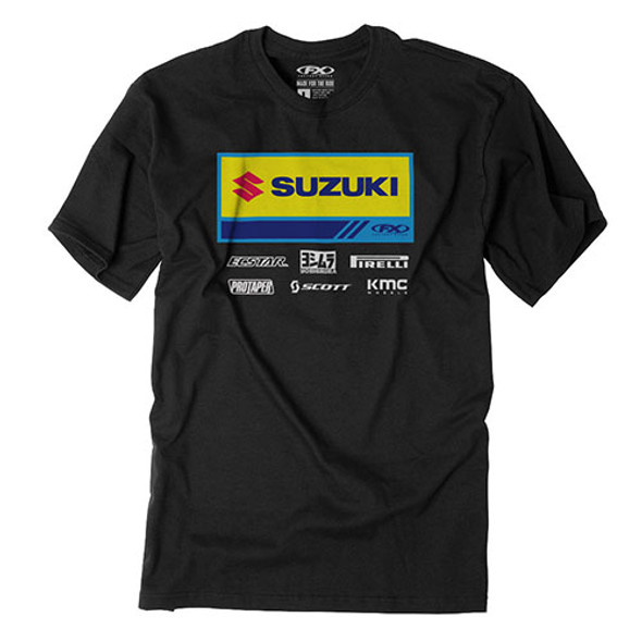 Factory Effex 2021 Suzuki Racewear T-Shirt / Black M 24-87422